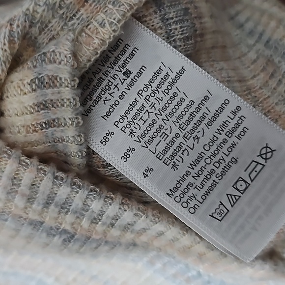 Madewell Space‎ Dyed Rib Faux Wrap Blouse Size Small NWT - Picture 6 of 8